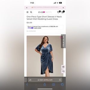 Plus wedding guest dress